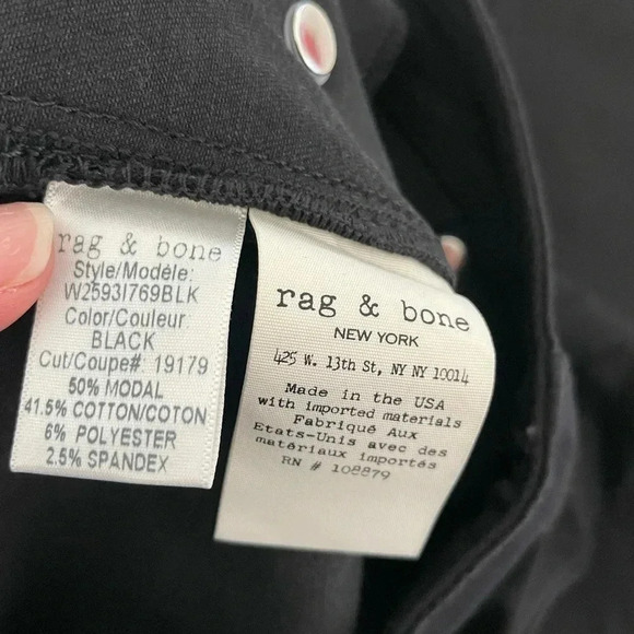 Rag & Bone Penton button laced skinny denim - Picture 13 of 13